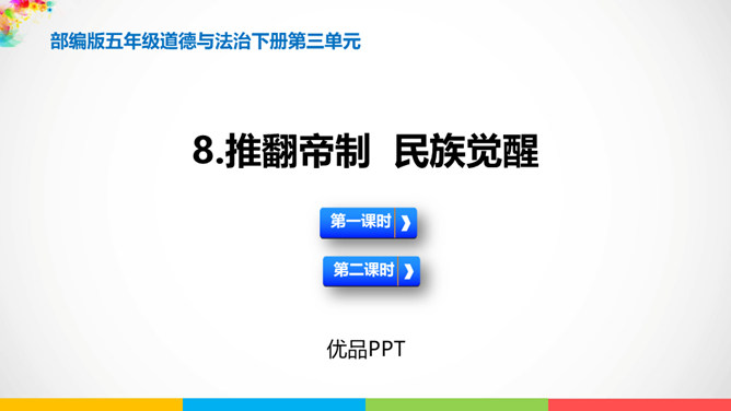 推翻帝制民族觉醒PPT课件1
